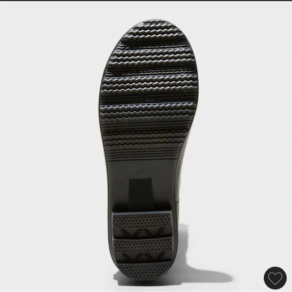 Women River Tall Rain Waterproof Boots Blck size 8 - Picture 4 of 9